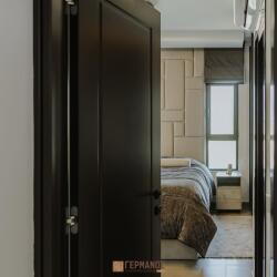 Michalis A Germanos Stylish Black Indoor Doors