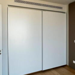 Michalis A Germanos White Wardrobe With Sliding Doors