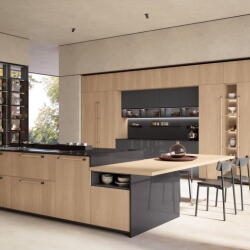 Argyrou Kitchens Larnaca Modern Italian Kitchen By Lube Brera Veneered Oak